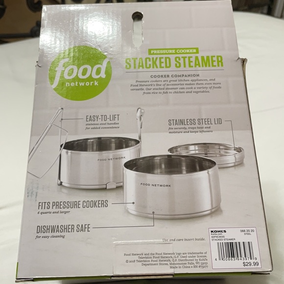 Food Network Kitchen Nwt Good Network Stacked Steamer Poshmark